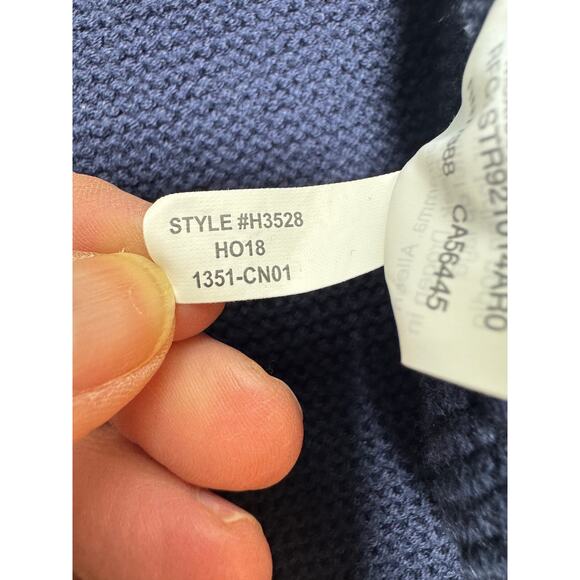 J. Crew Sweater Men’s Crewneck Sz L Blue Classic Pullover Grandpa Dad Core - Picture 4 of 9